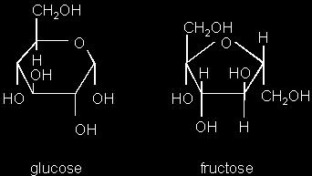 arrangement are called isomers. Compare the glucose and fructose molecules in Figure 3.16. Can you identify their differences? The only differences are the positions of some of the atoms.