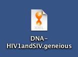 Sequence analysis The aim of this exercise is to study the similarities between SIV and HIV-1 sequences.