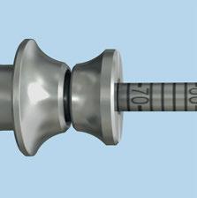 3 Drill and measure for length of locking screw Option: ASLS, the Angular Stable Locking System, can be used as an alternative to standard locking screws in any round hole of a Synthes cannulated
