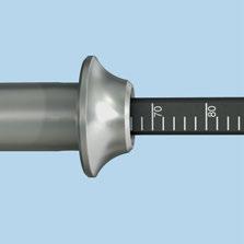 063 or 03.010.428 Depth Gauge for Locking Screws, measuring range to 110 mm After drilling both cortices, remove the drill bit and the drill sleeve.