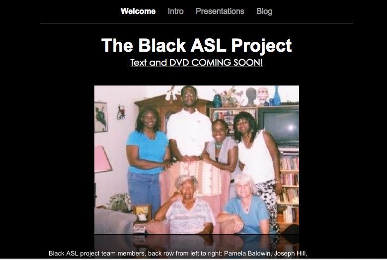 Black ASL Project http://blackaslproject.