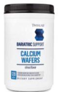 Twinlab Bariatric Suppt Calcium Wafers 2 wafers $16.