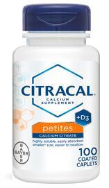 49 (200 ct) Citracal Calcium Citrate + D 3 Maximum 2 caplets (1260 mg Shaw s Stop & Shop $17.