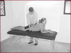 102 mobilization with movement -anterior innominate correction- Supine Anterior Innominate Correction Patient Position: The patient lies prone Clinician Position: Standing adjacent to the patient 1.