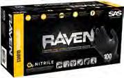 EXTRA STRENGTH DISPOSABLE GLOVES Raven Extra Disposable Gloves -free exam grade nitrile : 6 mil Outstanding strength, wear and dexterity Fully textured for enhanced gripping power - 66516 Small 66517