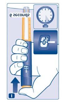 You can use the insulin scale to see approximately how much insulin is left in the pen.