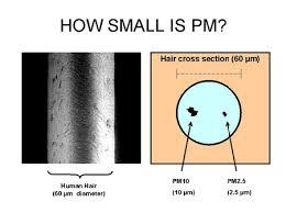 UVOD Delci PM: ločimo delce PM 10 s premerom 10 µm in