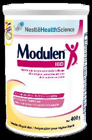 MODULEN IBD Modulen IBD is a great tasting, nutritionally complete powdered formula designed for people with Crohn s disease. The milk protein has been specially processed to retain TGF-ß2.