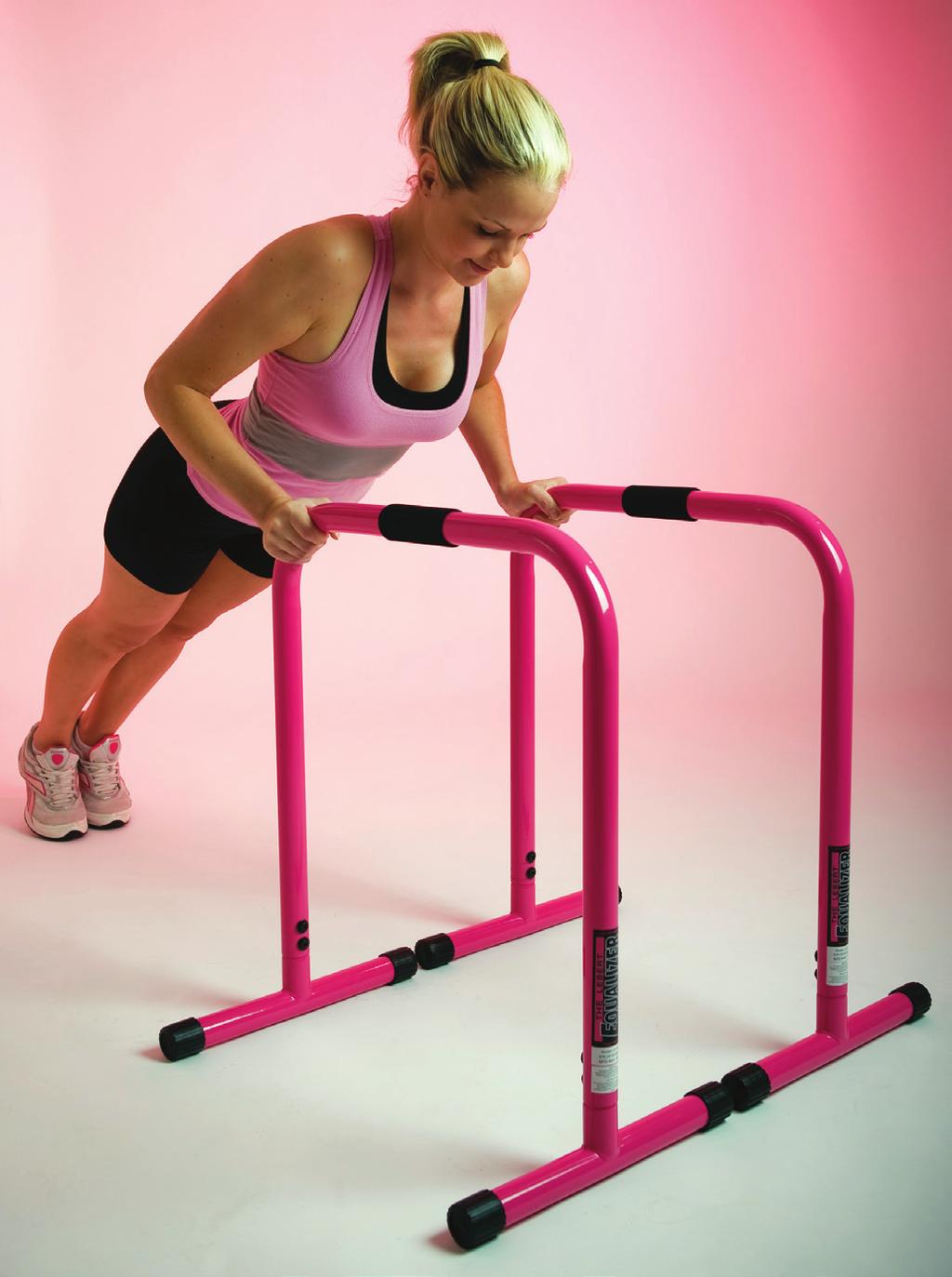 EQUALIZER Training Program The Equalizer (EQ) is a versatile portable device for challenging bodyweight compound-strength moves, allowing many progressions and regressions for each exercise. No.