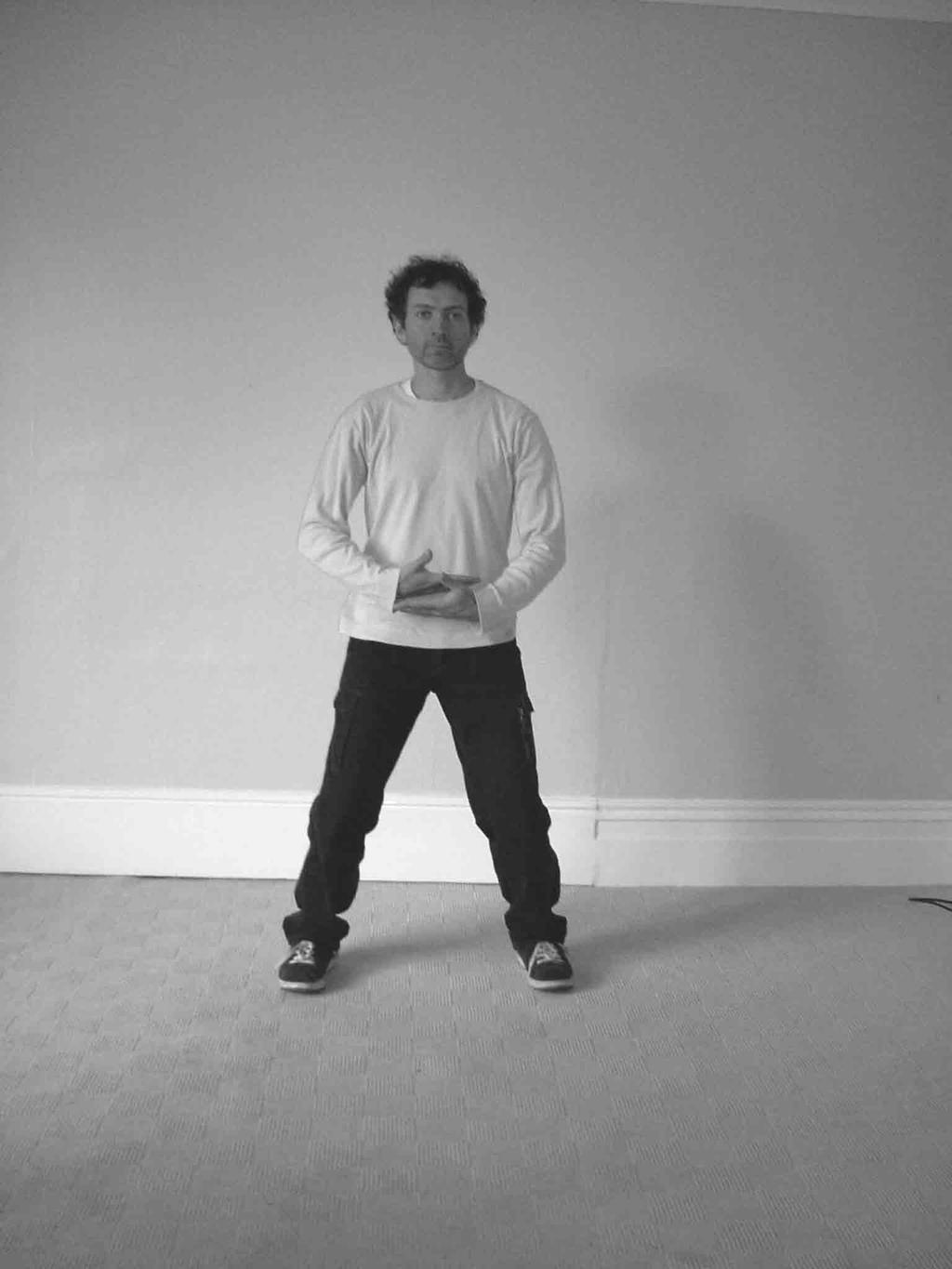 QIGONG: (Exercises 9 18 of Tai Chi Qigong) 9) Pushing Palms In this movement we turn the waist and push outwards with the opposite palm.