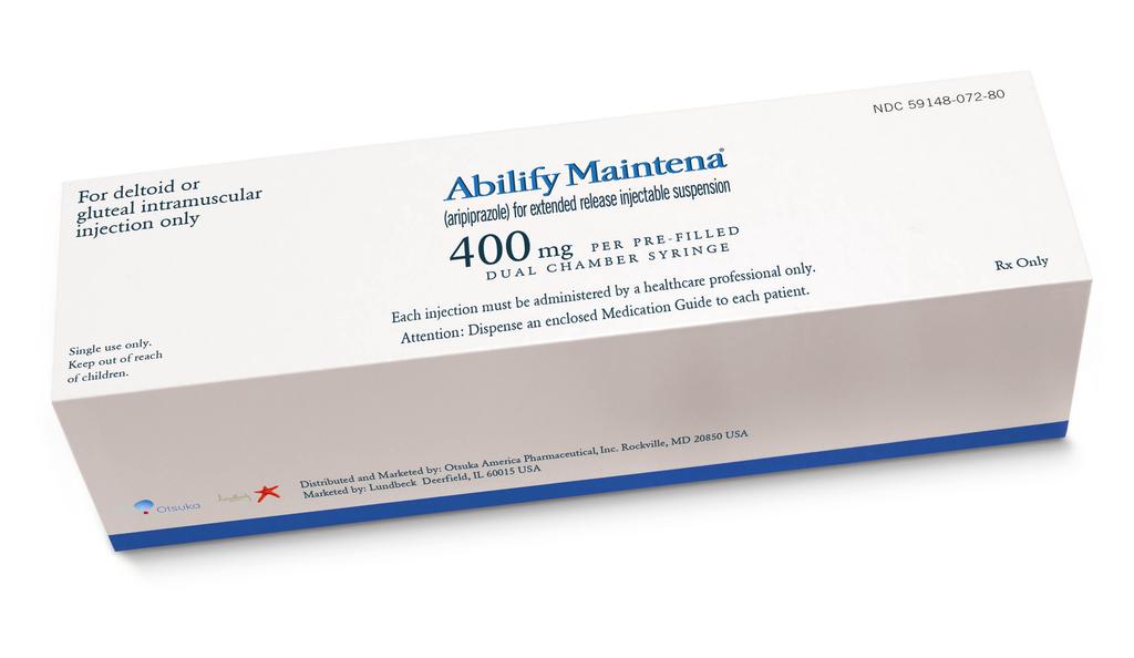 DOSING AND ADMINISTRATION GUIDE Dosing and administration information for ABILIFY MAINTENA (aripiprazole) Approved for deltoid or gluteal administration ABILIFY MAINTENA (aripiprazole) is an atypical