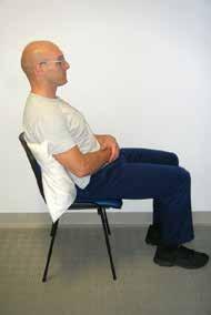 Segments 1 and 2 (right and left upper lobes at the top) Sit in a relaxed position