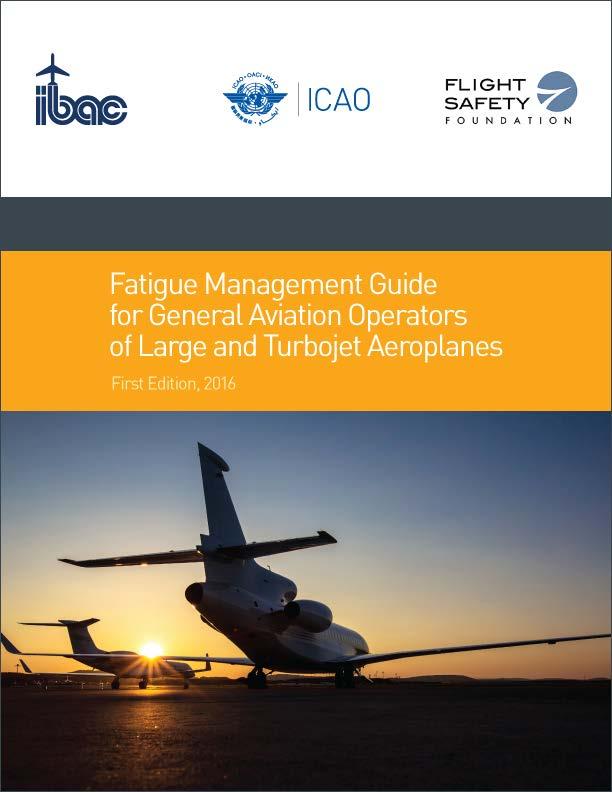 DISCLAIMER The information contained in this publication is subject to on-going review in the light of changing authority regulations and as more is learned about the science of fatigue and fatigue