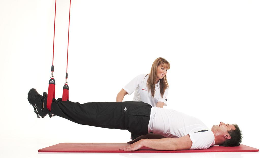 Basic theory on neuromuscular control, core stability and functional strength Progressing suspension exercises with Redcord equipment A wide range of