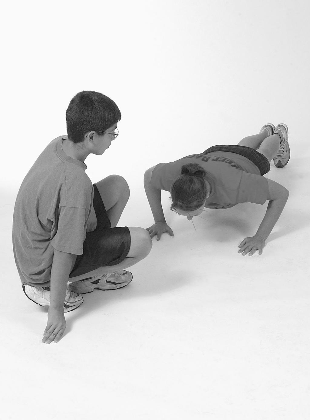 FITNESSGRAM/ACTIVITYGRAM Test Administration Manual 90 Push-Up Test Objective To complete as many 90 push-ups as possible at a rhythmic pace. This test item is used for males and females.