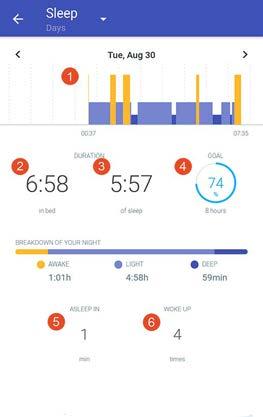 Tracking my sleep Overview Your lets you track your sleep without requiring any action on your part. All you have to do is wear your when you go to sleep: it will do the rest on its own.