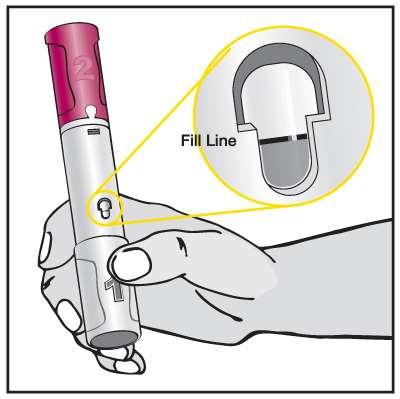 6. Turn the Pen over and hold the Pen with the gray cap (Cap # 1) pointed up. See Figure C. 7.