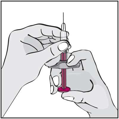 You may see a drop of liquid at the end of the needle. This is normal. Position the Prefilled Syringe and Inject HUMIRA Position the Syringe 11.