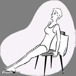 Keeping your left leg straight, bend your right leg and lean forward at the waist, you should feel a stretch