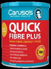 Quick Fibre Plus DIGESTIVE HEALTH & DETOXIFICATION Unique natural fibre blend helps to cleanse your bowel and keep you regular everyday!