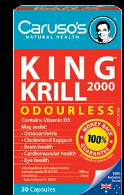 King Krill 1500 OMEGA 3 EPA & DHA 1500mg of pure Krill Oil in every capsule! Frank Caruso and his team have gone to great lengths to source the best possible krill oil.