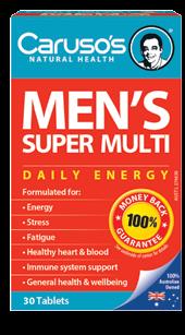 MEN'S HEALTH Men s Super Multi Feeling stressed and drained of energy?