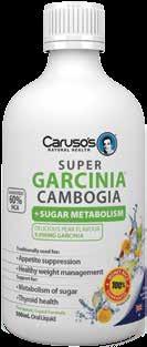 If you need a little extra help along the way Caruso s Super Garcinia Cambogia has been specially formulated to support your healthy exercise and dietary activities. What is Garcinia cambogia?