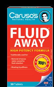 WOMEN'S HEALTH & BEAUTY Fluid Away Is excess fluid making you look and feel bloated?