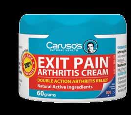 ARTHRITIS PAIN, INFLAMMATION, BONE & MUSCLE HEALTH Exit Pain Arthritis Cream Is mild Arthritis causing your joints to be painful, stiff and inflamed?