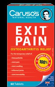 Your shoulders, elbow joints and wrists can also be affected. Use Caruso s Exit Pain Arthritis Cream where it hurts!