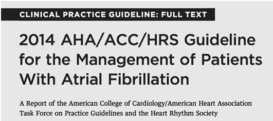 J Am Coll Cardiol 2014;64:e1 e76 CHADS 2 VASc Score CHADS 2 VASc Score Stroke risk/year Congestive Heart Failure 1 0 1 1.
