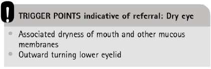 Management: Dry eye are managed by instillation of artificial tear preparations. They act by stabilizing the tear film (by increasing the viscosity of tear decrease evaporation) (5).