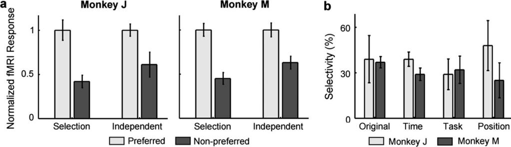 Figure 4. Reproducible, stable selectivity in monkey IT cortex for novel object classes.
