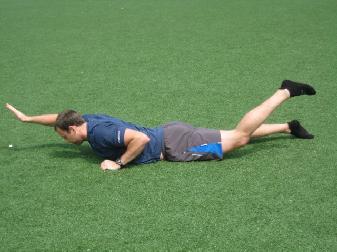 movement that combine the benefits from the fire hydrant exercise and the donkey kicks.