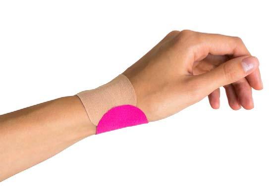 In order to reduce pain and support the wrist in the area - use kinesiology tape. It is recommended to apply tape before physical activity if you have a history of wrist pain.