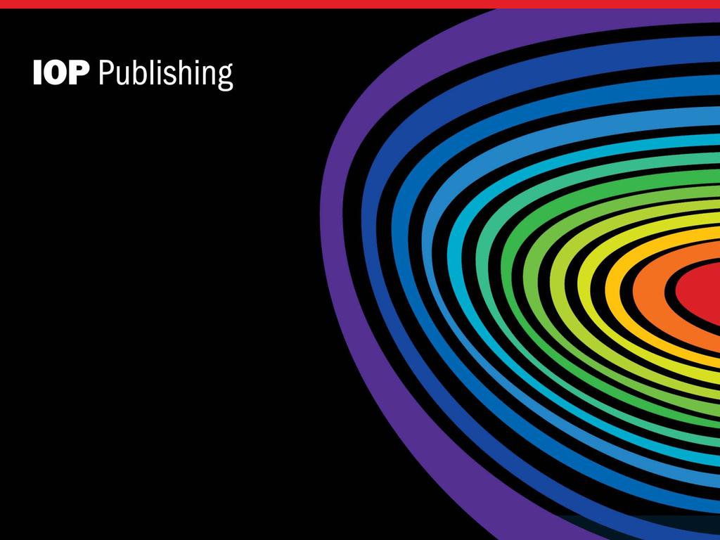 Open Access By IOP Publishing Sarah