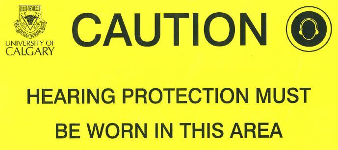 Hearing protection devices will be made available where signage has been posted for use by personnel entering the area; with the exception of generator locations where workers without double hearing