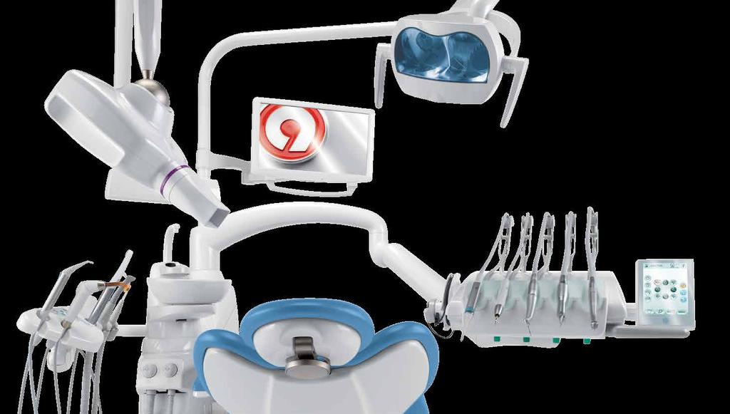 THE LATEST TECHNOLOGICAL DEVELOPMENTS ON THE FULL TOUCH INTERFACE HAVE ALLOWED ANTHOS TO BOOST THE POTENTIAL OF THE DENTAL UNIT CONSIDERABLY BY ACHIEVING UNPRECEDENTED LEVELS OF INTEGRATION AND