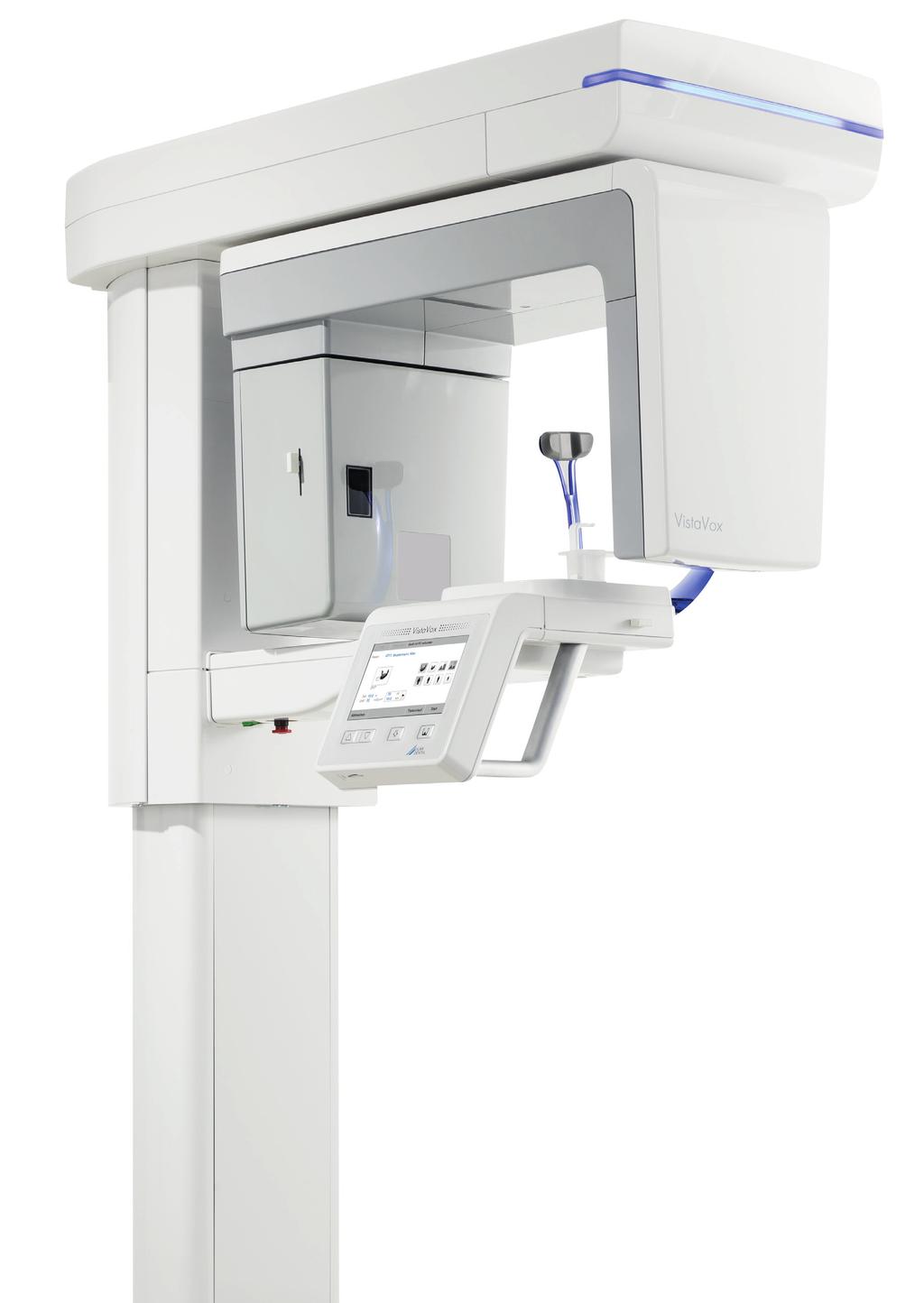 Taking diagnostics to the next level VistaVox S combines diagnostic reliability with efficiency and lower radiation doses Key features: Ideal 3D imaging volume matched to the shape of the jaw
