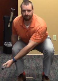 Exercise 6: Squat Chop The Squat Chop prepares you to transfer the rotational