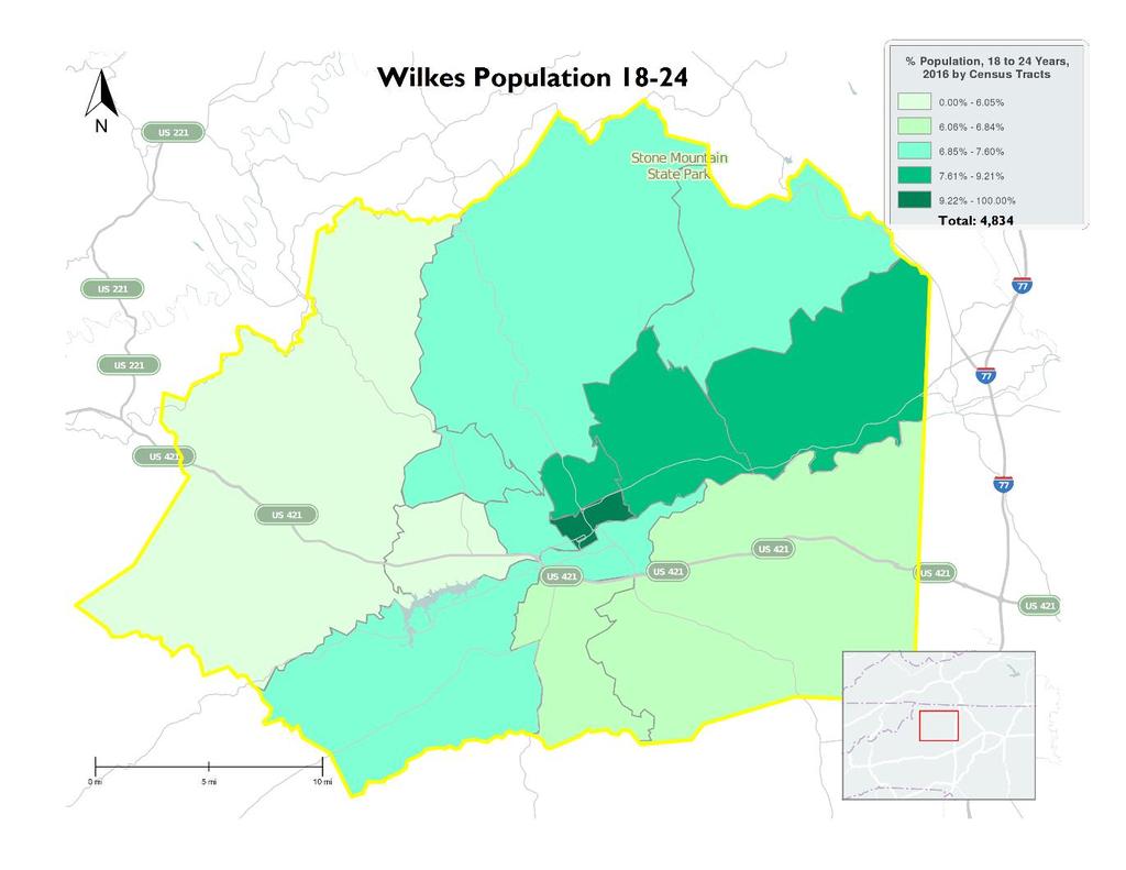 Economy Approximately 30,449 residents make up the small labor force of Wilkes County, which most recently reported a low unemployment rate of 4.8%.