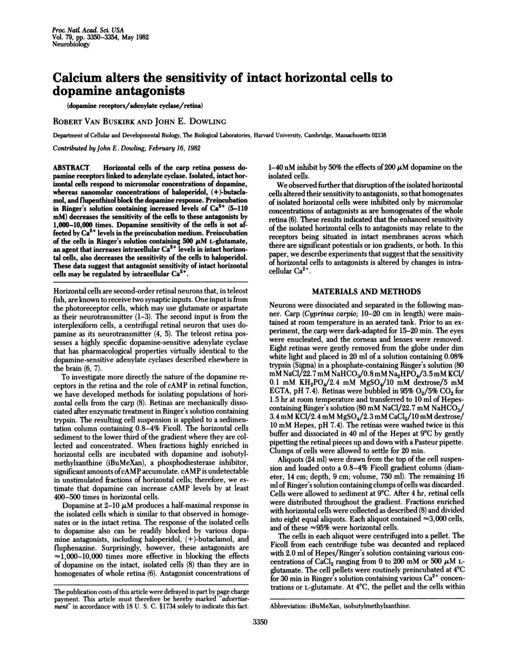 Proc. Natd Acad. Sci. USA Vol. 79, pp.