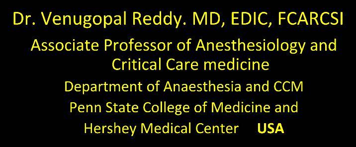 MD, EDIC, FCARCSI Associate Professor of Anesthesiology and