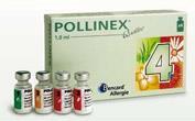 Pollinex Quattro (PQ) Grass or Tree Grass - contains 13 common grass allergen extracts Tree - contains 3 trees (Birch/Alder/Hazel) Given