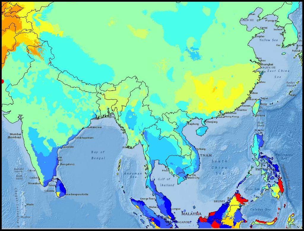Climate of SE Asia Month of