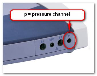Connect the Anal pressure sensor CD (art nr 3444043) to connecting cable