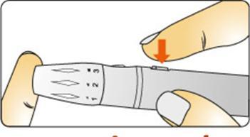 Be sure that the code number displayed matches the code number on the test strip vial. 4. Clean your finger with an alcohol swab. Let it dry completely.