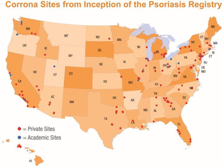 Data Source and Study Population Data Source: Corrona Psoriasis Registry The Corrona PsO registry, in collaboration with the National Psoriasis Foundation (NPF), was launched in April 2015 targeting