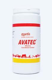Anticoc Active Ingredient: Sulfadimerazine and Diaveridine Treatment: Intestinal and Caecal Coccidiosis, Rabbit Avatec Producer: Zoetis Active Ingredient: Lasolacid