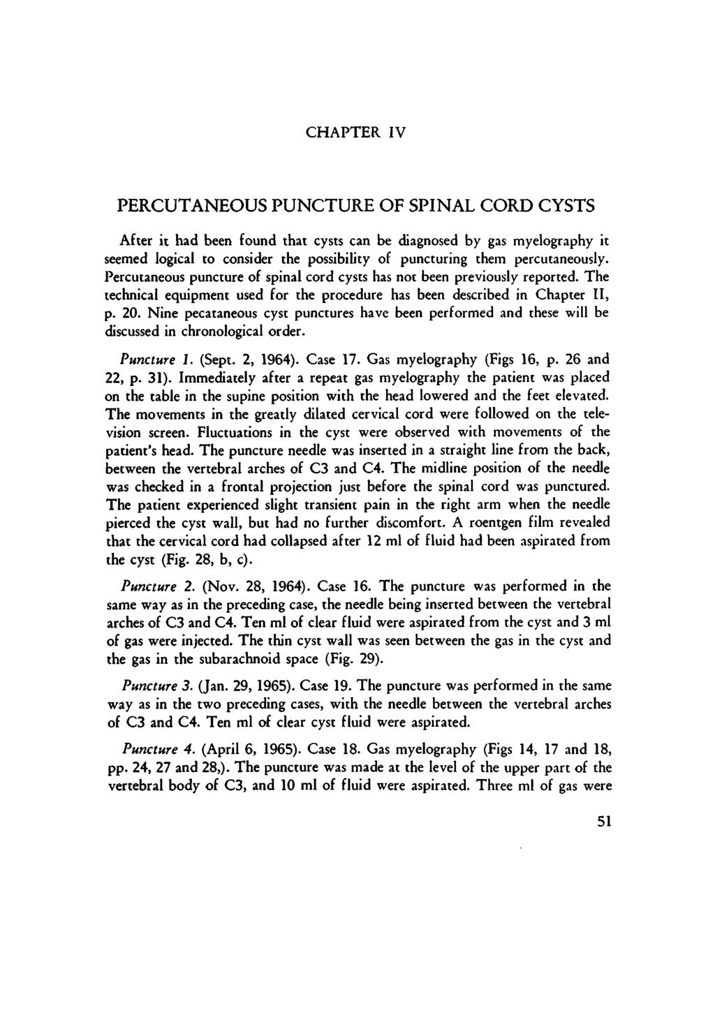CHAPTER IV PERCUTANEOUS PUNCTURE OF SPINAL CORD CYSTS Downloaded by [37.44.193.
